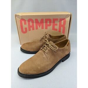 CAMPER Iman K200685-028 Brown Lace Up Nubuck Shoes For Women Sz 11